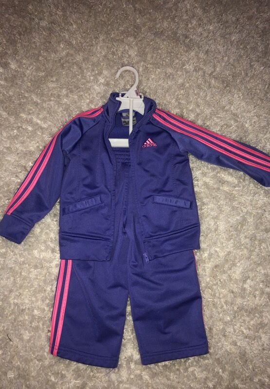 2t girls adidas sweatsuit