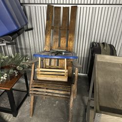 Adirondack chair with stool 