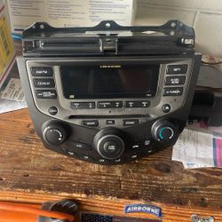 2003-2007 Honda Accord Radio Receiver CD Player W/o Navigation