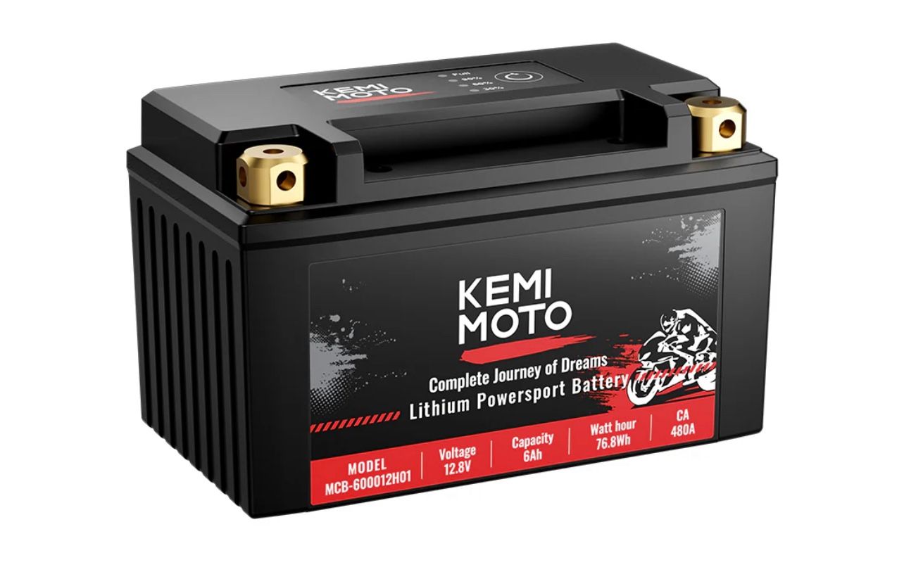 LiFePO4 12v 6Ah Lithium Battery for Motorcycle/ Lawn Mower /ATV/ UTV