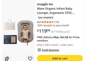 Brand new baby lounger