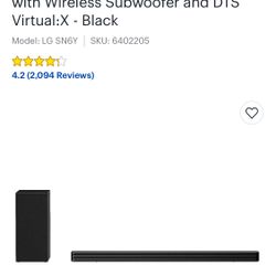 Tv Speaker Bar And Sub