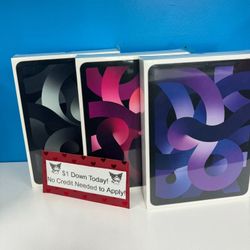 Apple iPad Air 5 New Tablet -PAYMENTS AVAILABLE-$1 Down Today 
