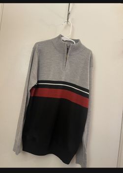 Boys Half Zip Dress Sweater