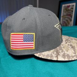 CAMOUFLAGE. COWBOYS. DALLAS. FLAG. RED-WHITE-BLUE. 7 1/2. LOW-PROFILE. 59FIFTY. NEW-ERA. 