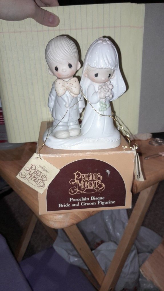 Vintage Precious Moments Bride and Groom