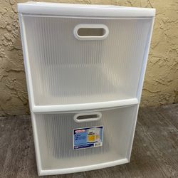 Sterilite Ultra 2 Drawer White Plastic Storage  - See My Other Items 😀