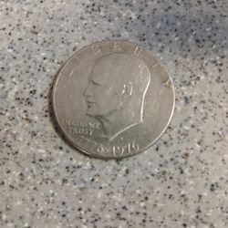 Dollar Coin D Mint Mark Copper And Silver Edge
