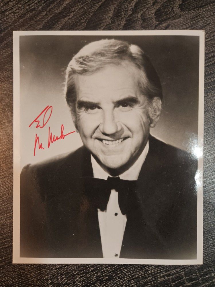 Signed Ed McMahon 8x10 Photo Autograph Picture Hollywood Auto