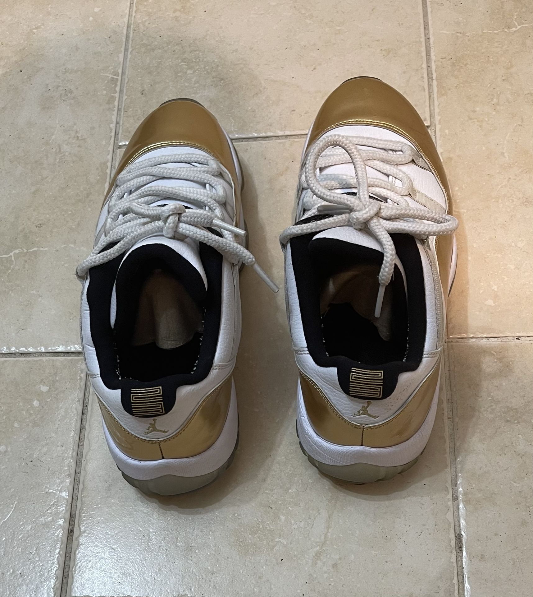 Jordan 11 Lows Closing Ceremony Gold Size 10 PICK UP ONLY WILLING