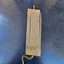 gold plated strings bracelet 