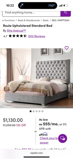 Queen Quilted Bed 