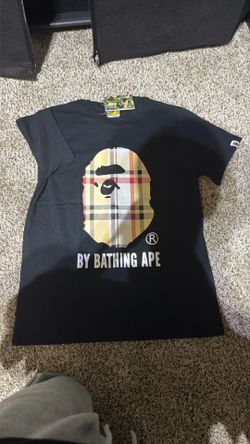 Black Burberry bape