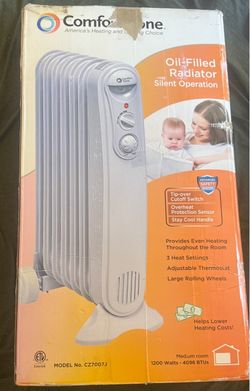 Comfort Zone Oil-Filled Radiator Heater CZ7007J