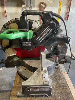12” double bevel miter saw