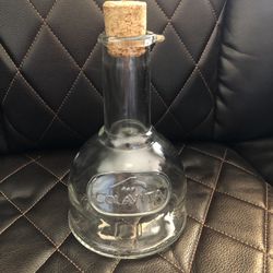 Colavita Olive Oil Clear Glass Bottle Decanter Vintage
