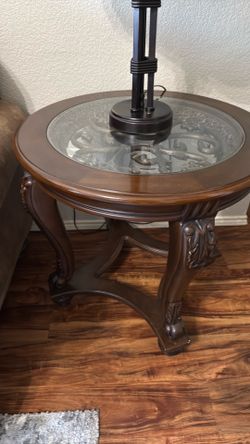 Coffee table and 2 side table