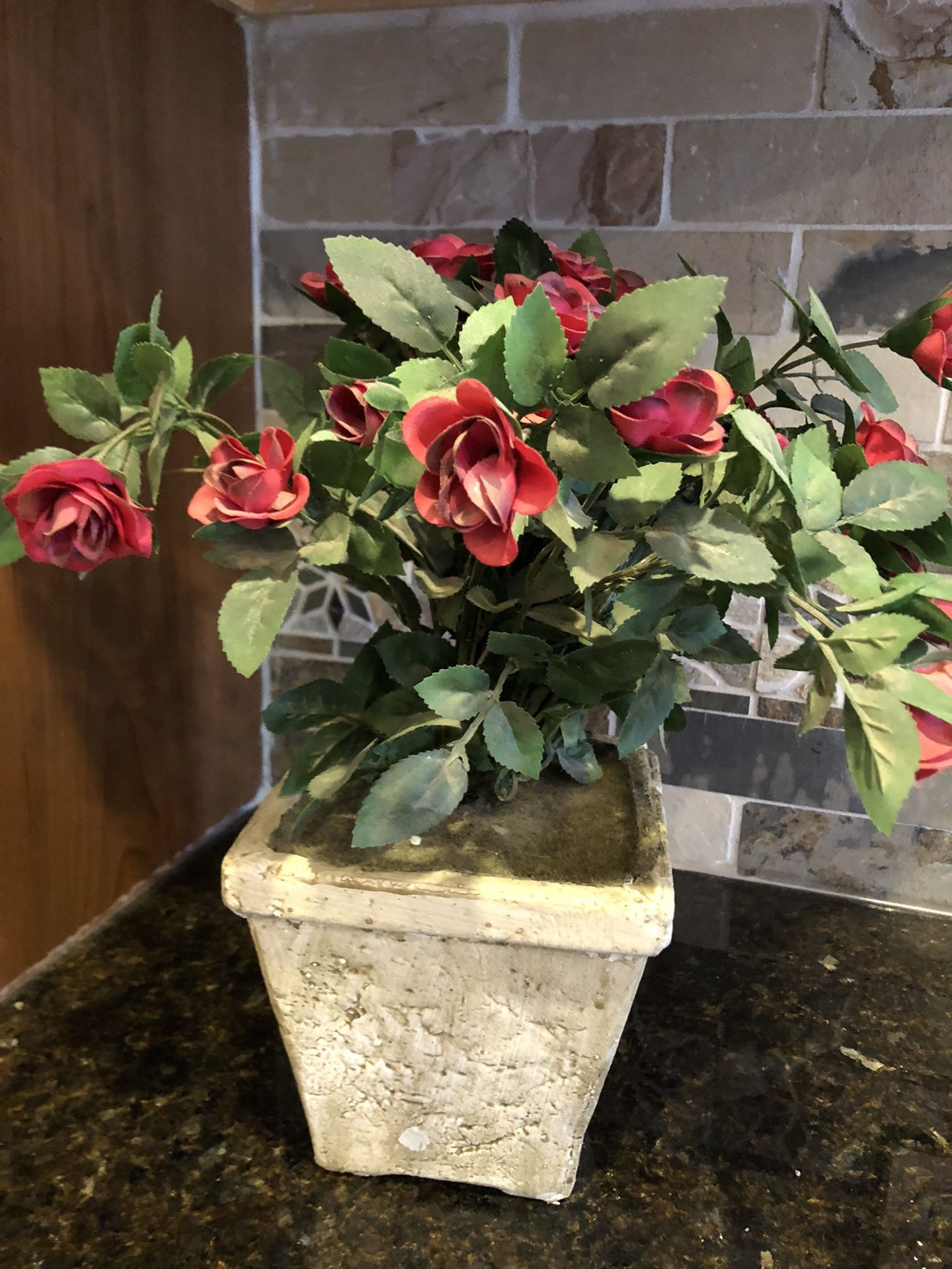 2 Artificial Rose Plant