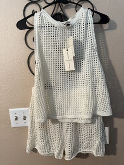Two Piece Cover Up/lounge - M