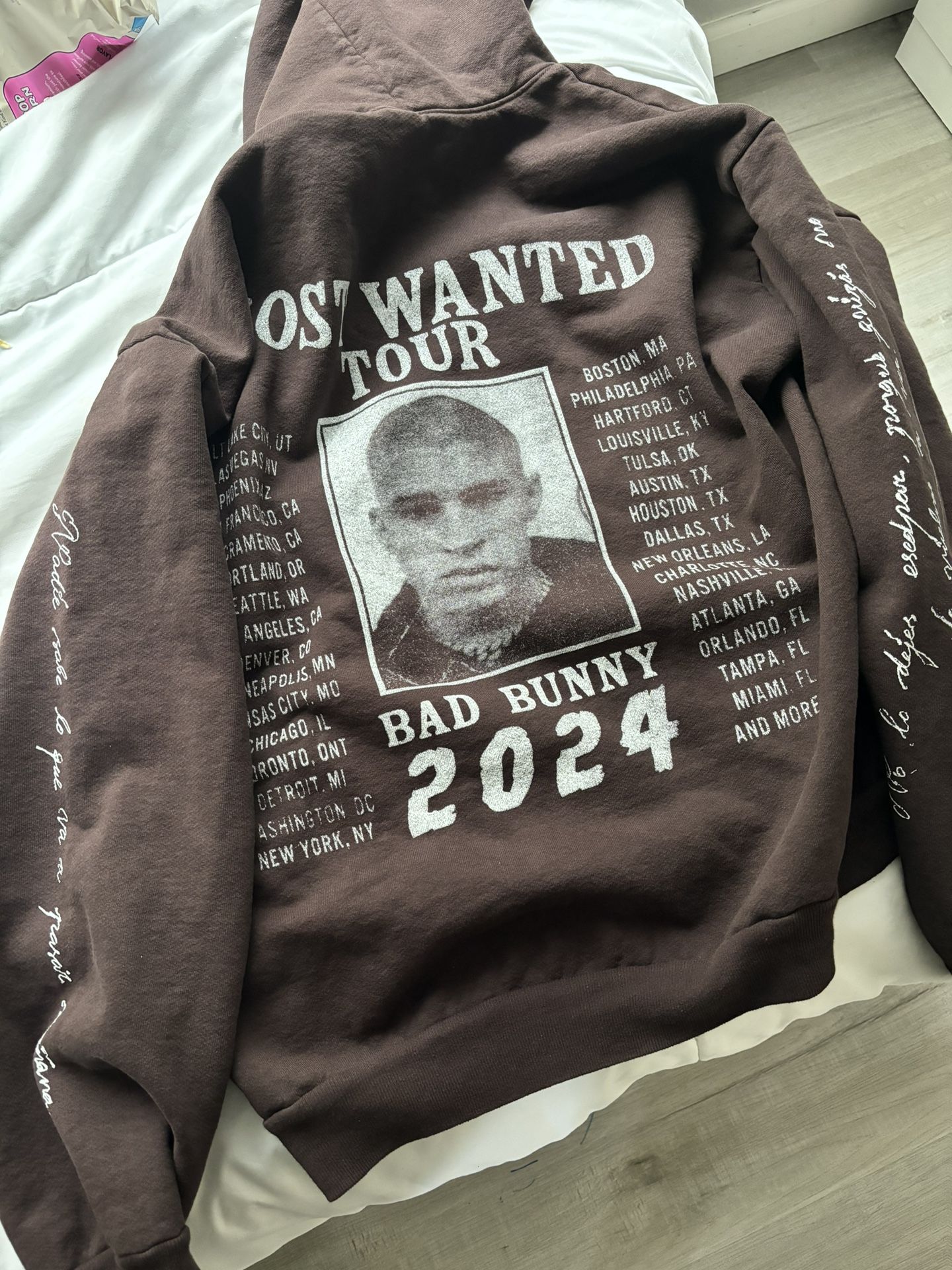 Most Wanted Tour Bad Bunny Concert Merch