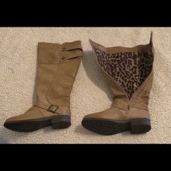 Faux Leather Boots