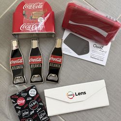 Coca cola speaker and swag