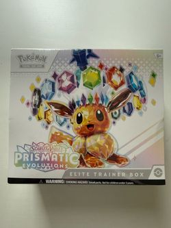 Pokemon Scarlet & Violet Prismatic Evolutions Elite Trainer Box
