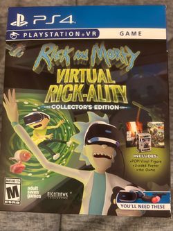 Rick and Morty: Virtual Rick-ality Collector’s Edition PS4 new