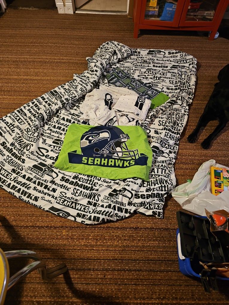 Seahawks Twin Bed Set