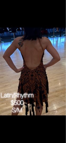 Latin Rhythm Ballroom Dance Dress S/M