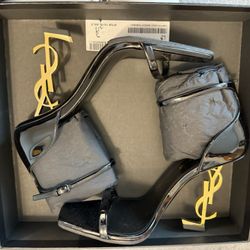 Saint Laurent (Never Worn) Opyum Sandals in Patent Leather  Size 38 $1,200 or Best Offer