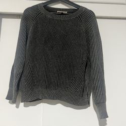 Philosophy Washed Cotton Crew Neck Sweater 