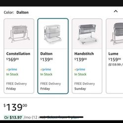 Crib Ingenuity Dream & Grow Bedside Baby Bassinet