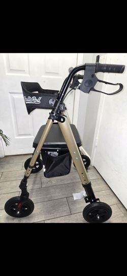 RollisRoll Walker Lightweight Foldable Rollator Walker