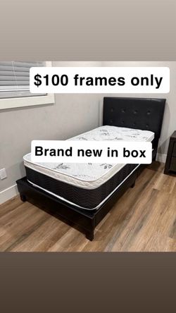 Twin bed frames / brand new in box