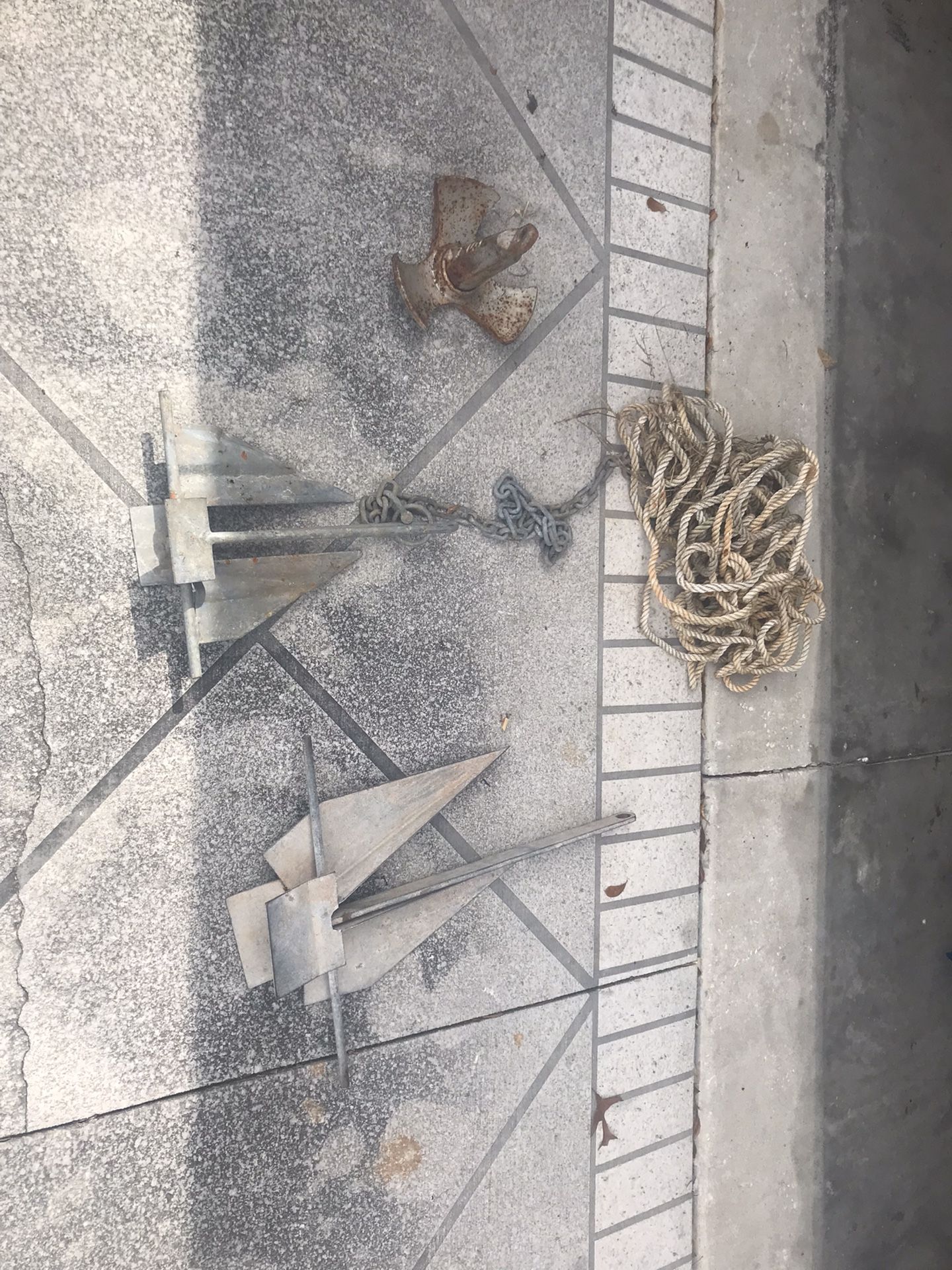 Boat Anchors. (Middle One Sold)