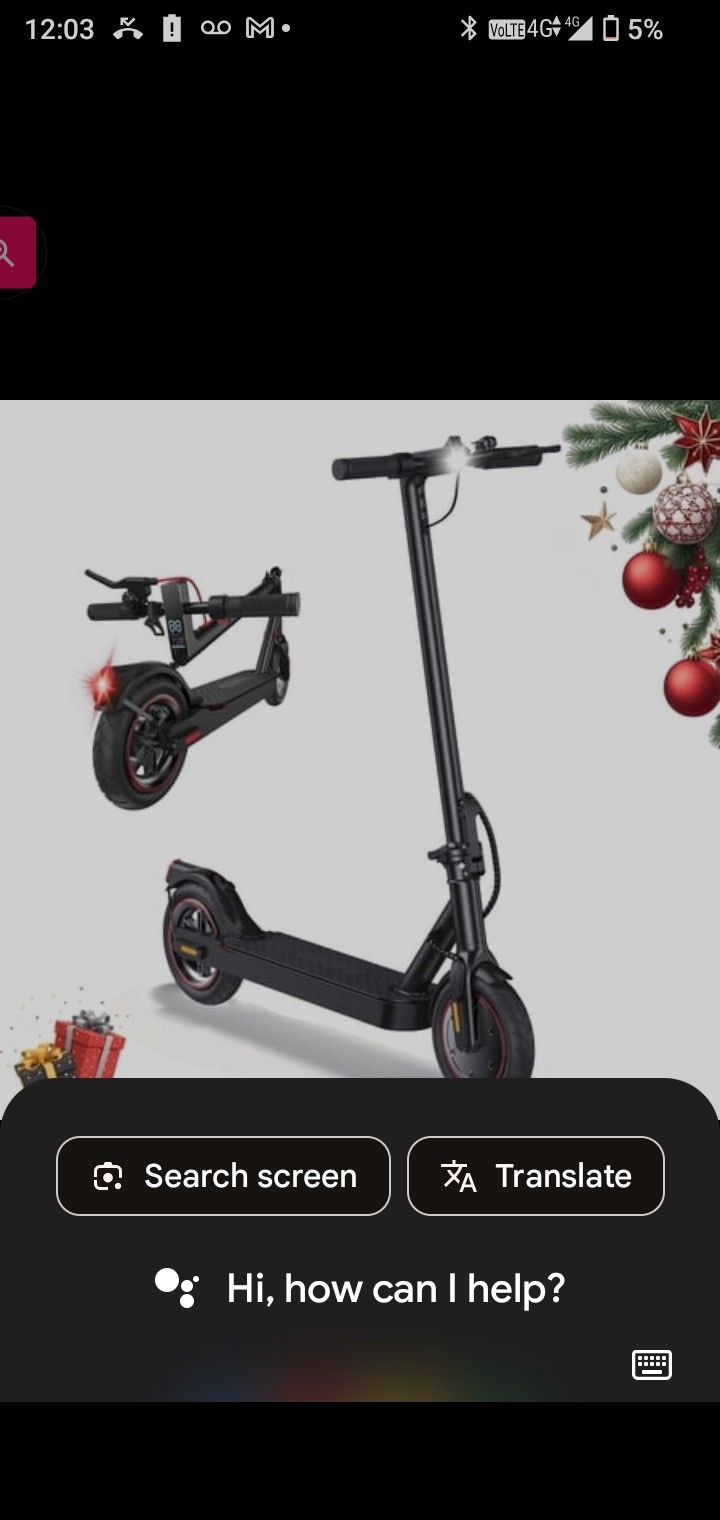 36 V Electric Scooter .