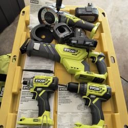 NEW Ryobi One+ Brushless Tools & Batteries 