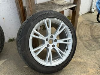 1x ONE Tesla Model Y Factory 19" OEM Gemini Rim Wheel Tire High Tread OEM TPMS
