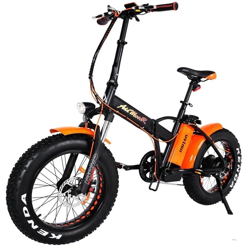 500W Motan M-150 Folding Fat Tire Electric/Dirt Bike with Charger