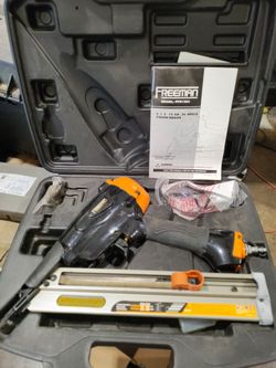 Freeman finished nailer two and a half 15 gauge 34° angle model number PFN 1564