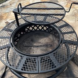 Fire Pit Cow Boy Grill