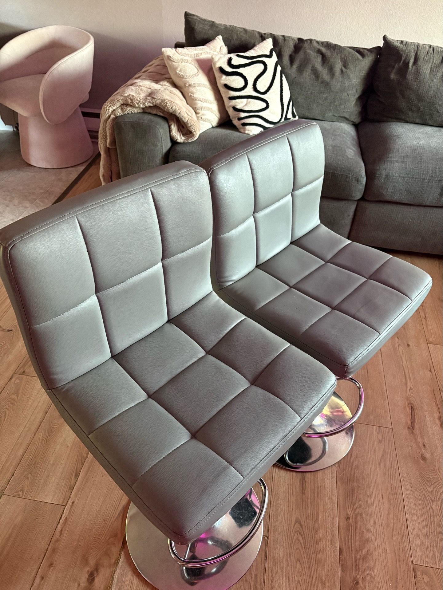 Gray Bar Stools