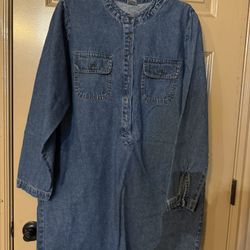 Denim Dress Size Medium
