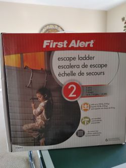 First Alert Escape Ladder 2 Story 14 Ft New