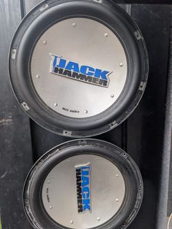 2 12" jackhammer subwoofers