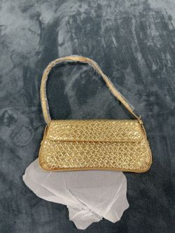 1pc Fashion Minimalist High-End PU Leather Woven Embossed Handbag, Tote Shoulder Bag Suitable For Shopping, Outing, Party, Elegant Women's Commuter Ba