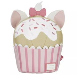 New Loungefly Marie Aristocats Cupcake Mini Backpack