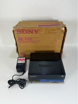 Vintage Sony BE-V50 Betamax Video Cassette Tape Rewinder / Eraser - WORKING