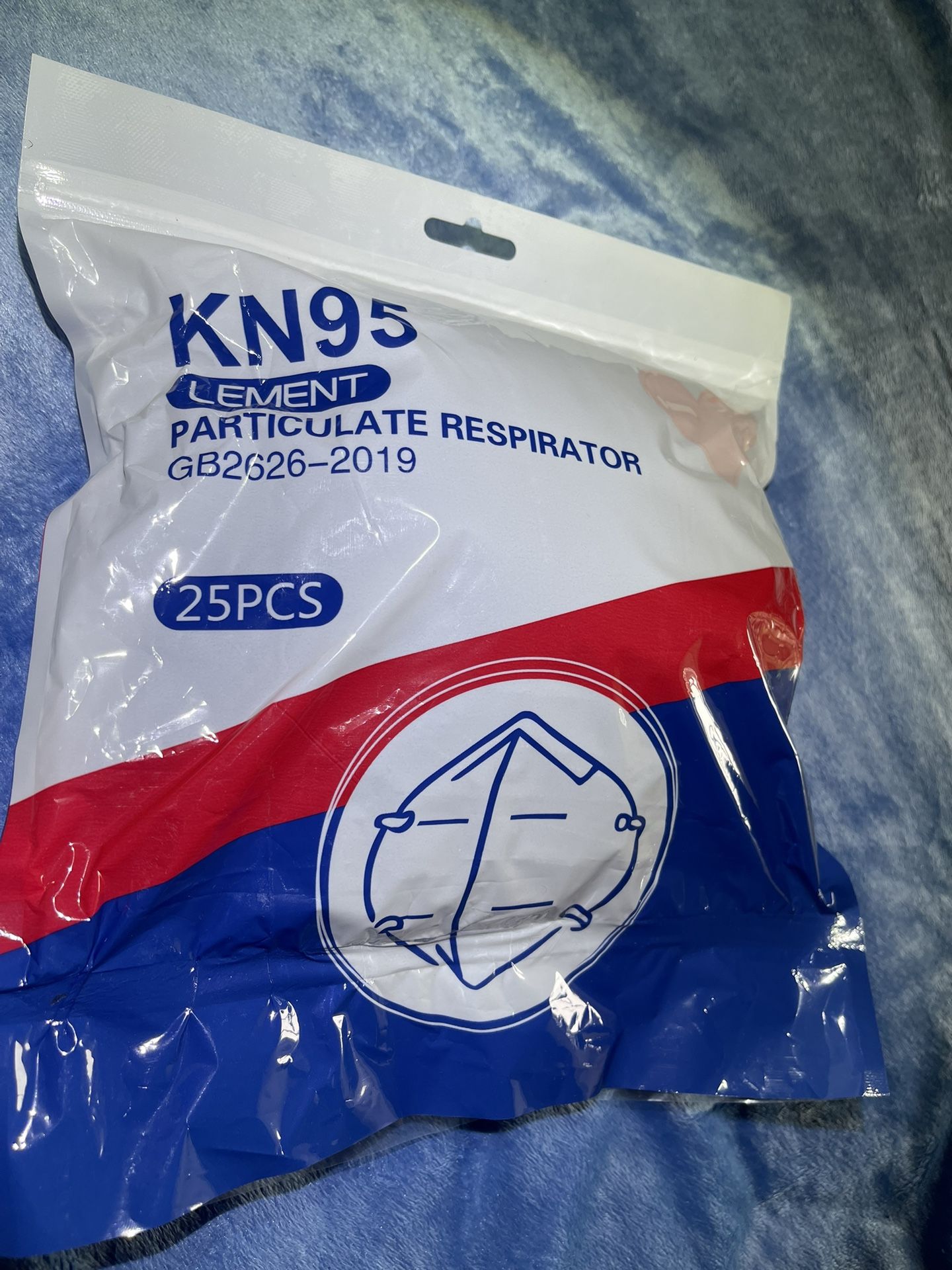 LEMENT PARTICULATE RESPIRATOR KN95 FACE MASK (25 PCS) *NEW*.